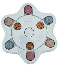 Dog Slow Feeder Turntable Bowl — Interactive Puzzle Feeding