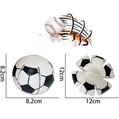 Elastic Step Ball Outdoor Dog Toy — Football, Basketball & Baseball