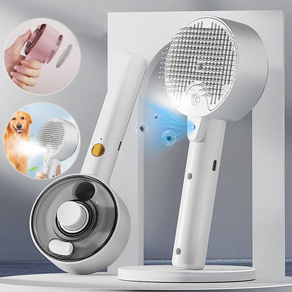 Pet Spray Massage Grooming Comb with UV Sterilisation