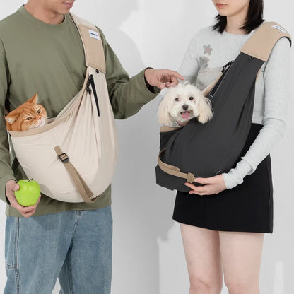 Portable Crossbody Pet Sling Carrier Bag