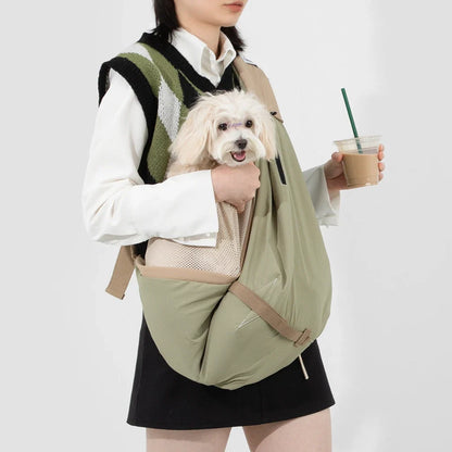 Portable Crossbody Pet Sling Carrier Bag