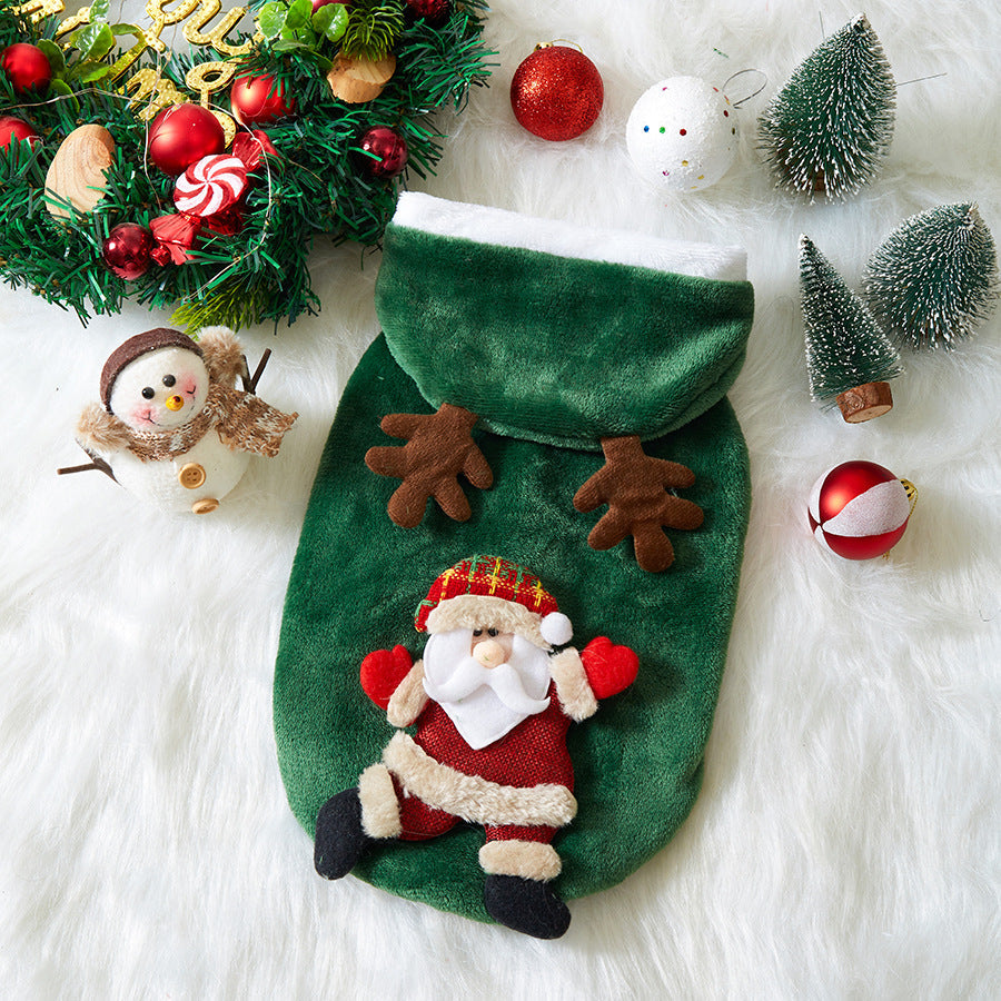 Christmas Flannel Pet Costume
