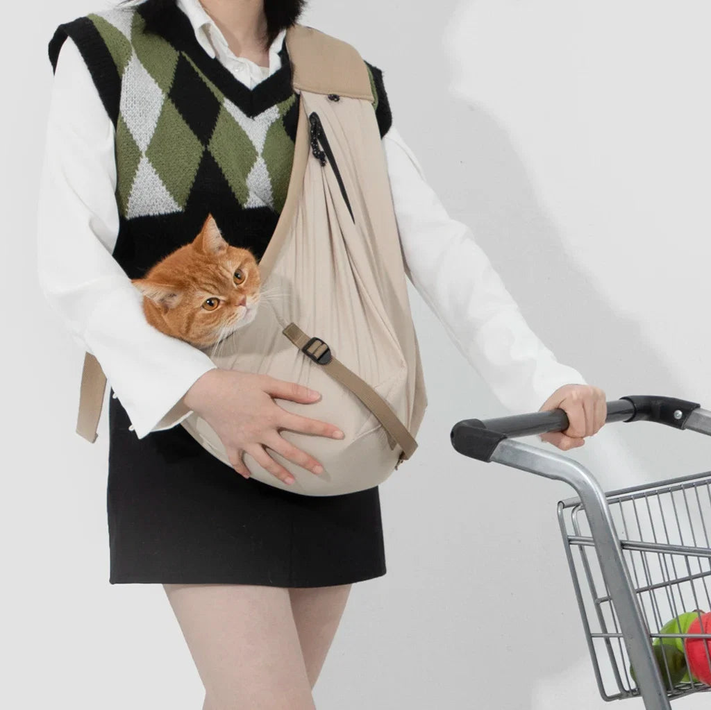 Portable Crossbody Pet Sling Carrier Bag
