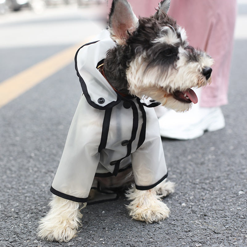 Four-Legged Waterproof Dog Raincoat