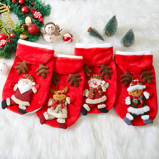 Christmas Flannel Pet Costume