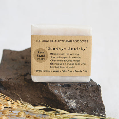 Goodbye Anxiety Natural Dog Shampoo Bar with Lavender & Chamomile – 80g