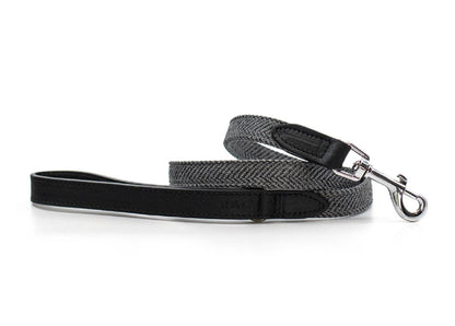 Herringbone & Leather Lead - Balmoral