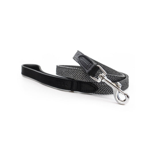 Herringbone & Leather Lead - Balmoral
