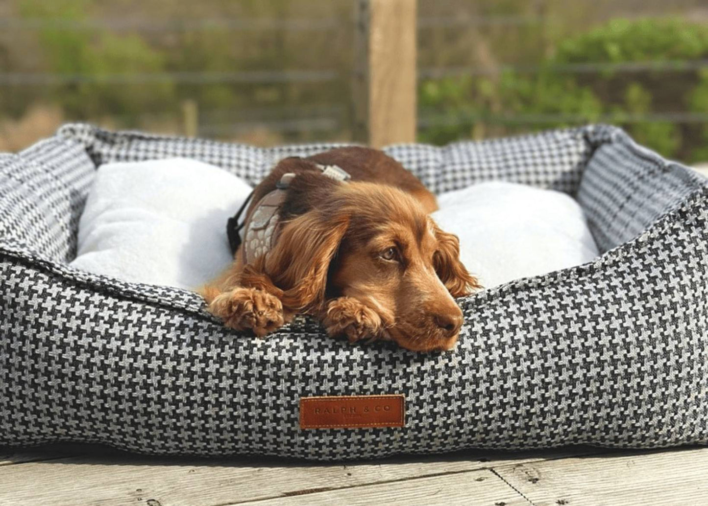 THE KENSINGTON | LUXURY HOUNDSTOOTH BED