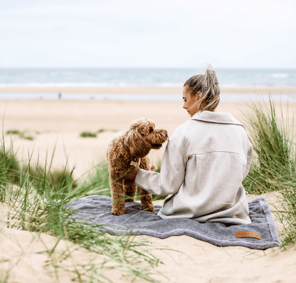 Luxury Washable Herringbone Dog Blanket | Balmoral