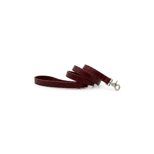 Oxblood Red Leather Dog Lead