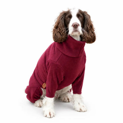 Standard Size Fleece Dog Jumpsuit
