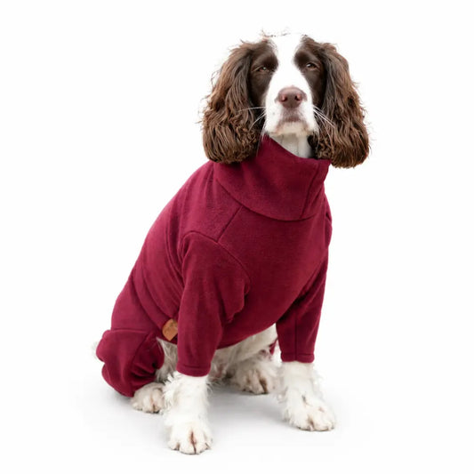 Standard Size Fleece Dog Jumpsuit
