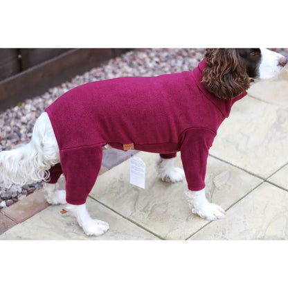 Standard Size Fleece Dog Jumpsuit