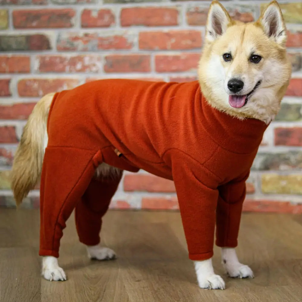 Standard Size Fleece Dog Jumpsuit