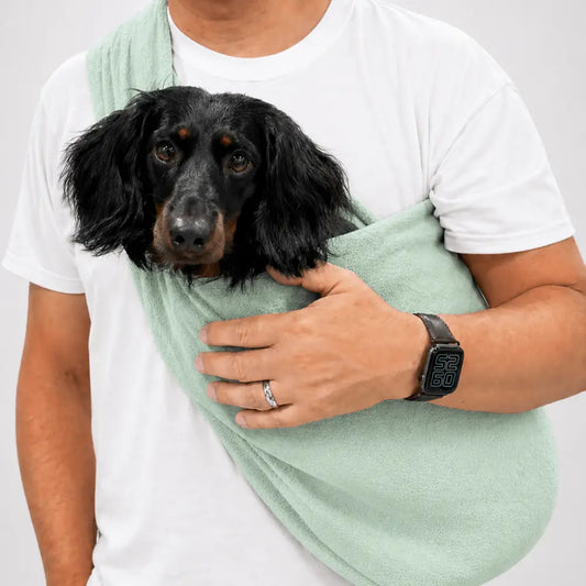 Pastel Collection Fleece Pet Sling Carrier