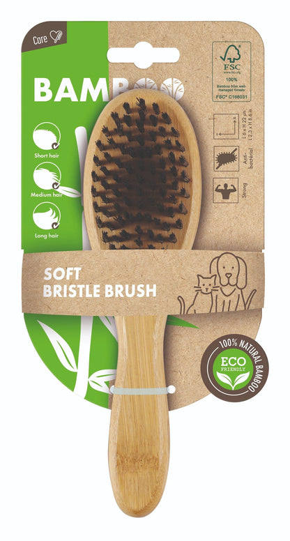 M-PETS Bamboo Soft Bristle Brush